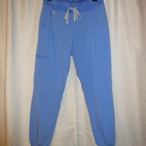 FIGS Ceil Blue Zamora Petite Jogger Scrub Pants